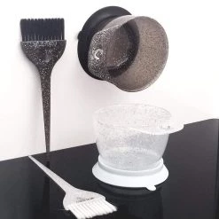 New Colortrak Galaxy Glitter Suction Tint Bowls - 2 Pack