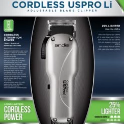 Andis Cordless USPro Li Adjustable Blade Clipper