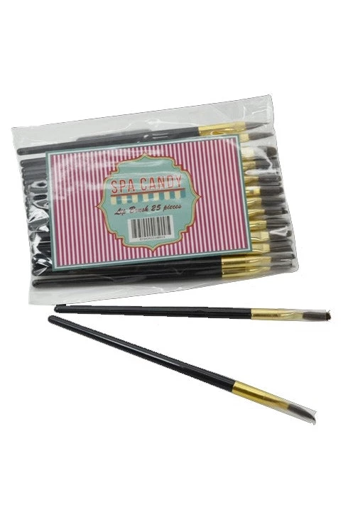Spa Candy Lip Brush 25pk New 3 Spa Candy Lip Brush 25pk New