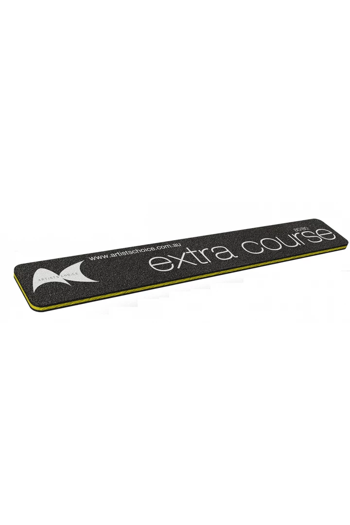New Artists Choice Extra Coarse Nail File Rectangle 80/80 3 New Artists Choice Extra Coarse Nail File Rectangle 80/80