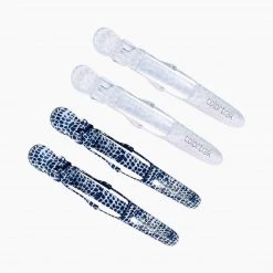 Colortrak Safari Chic Croc Clips - 4 Pack New