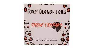 Foxy Blondes Foil Snow Leopard 4 Foxy Blondes Foil Snow Leopard